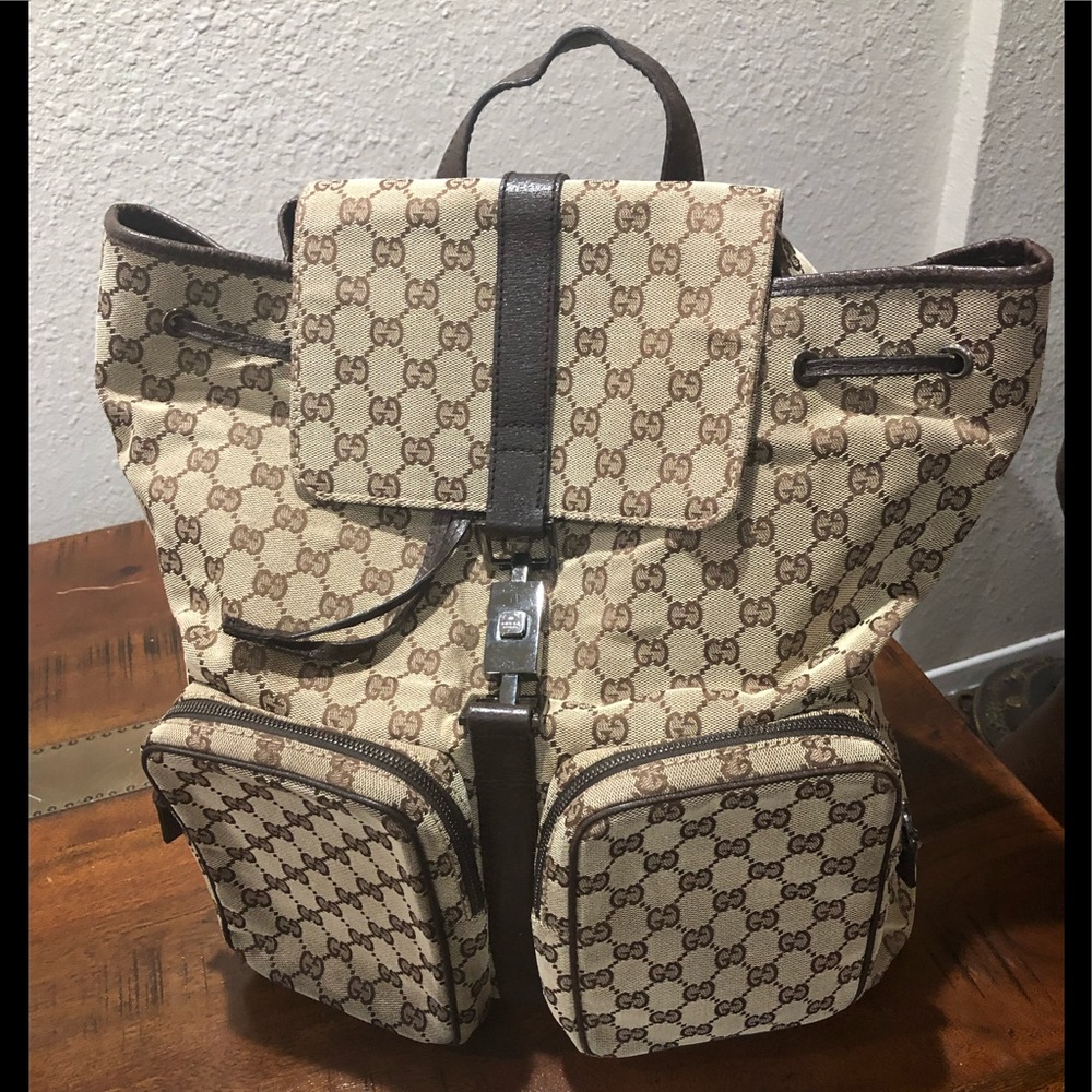 🎒💯Authentic Vintage Gucci Backpack